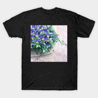 Purple Pansy Mural T-Shirt